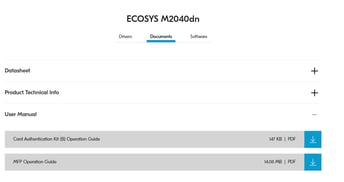 How to scan: Select user manual and operation guide