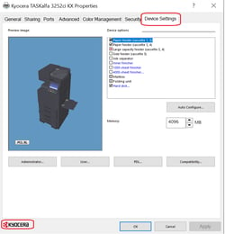 Print queue issues: confirm correct driver