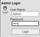 Admin login